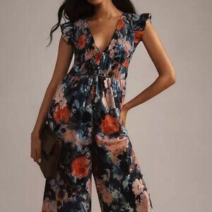 The Peregrine Jumpsuit Printed Eyelet Edition Anthropologie L